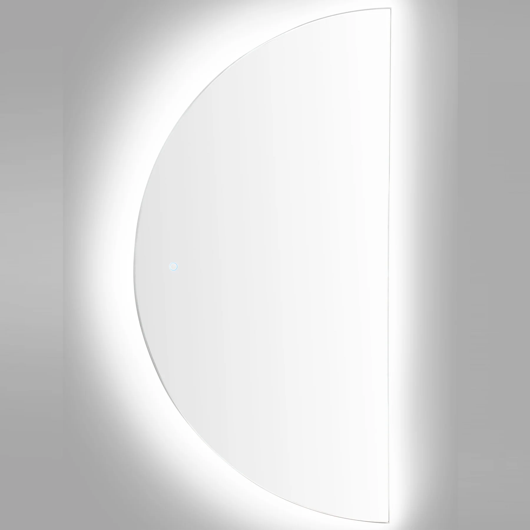 Beliani - LOUE - Wandspiegel met LED - Zilver - 60 x 100 cm - Glas - Image 5