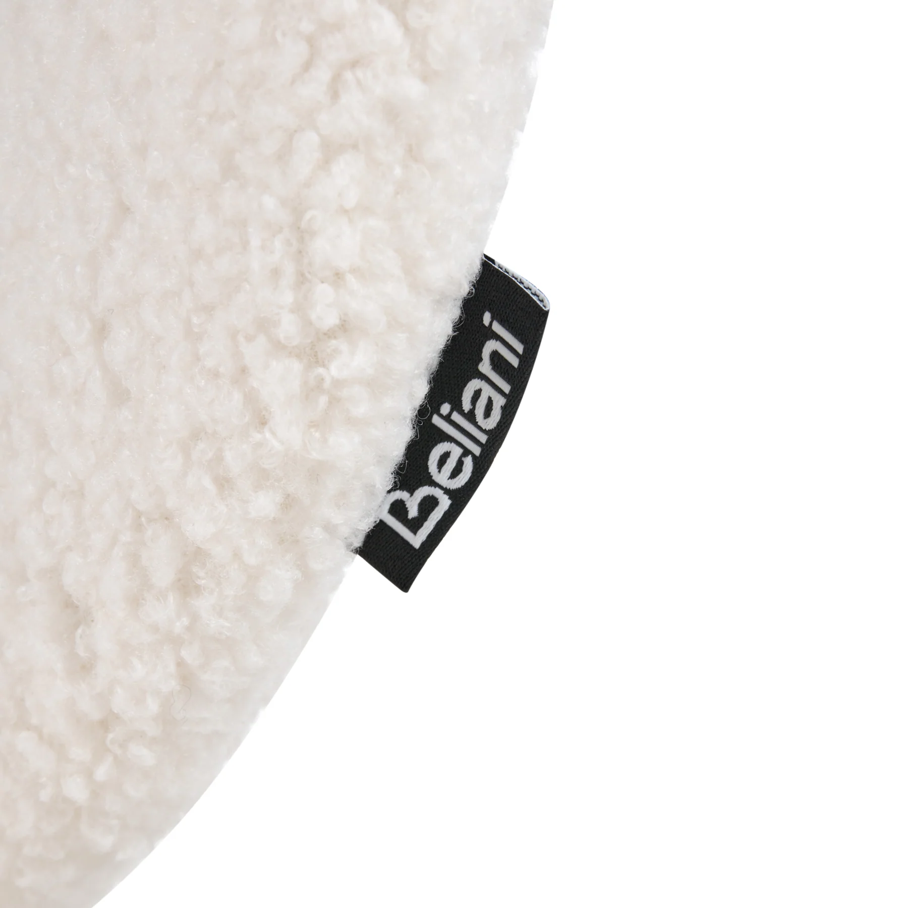 Beliani - LUANA - Eetkamerstoel set van 2 - Wit|Lichtbruin - Bouclé - Image 8