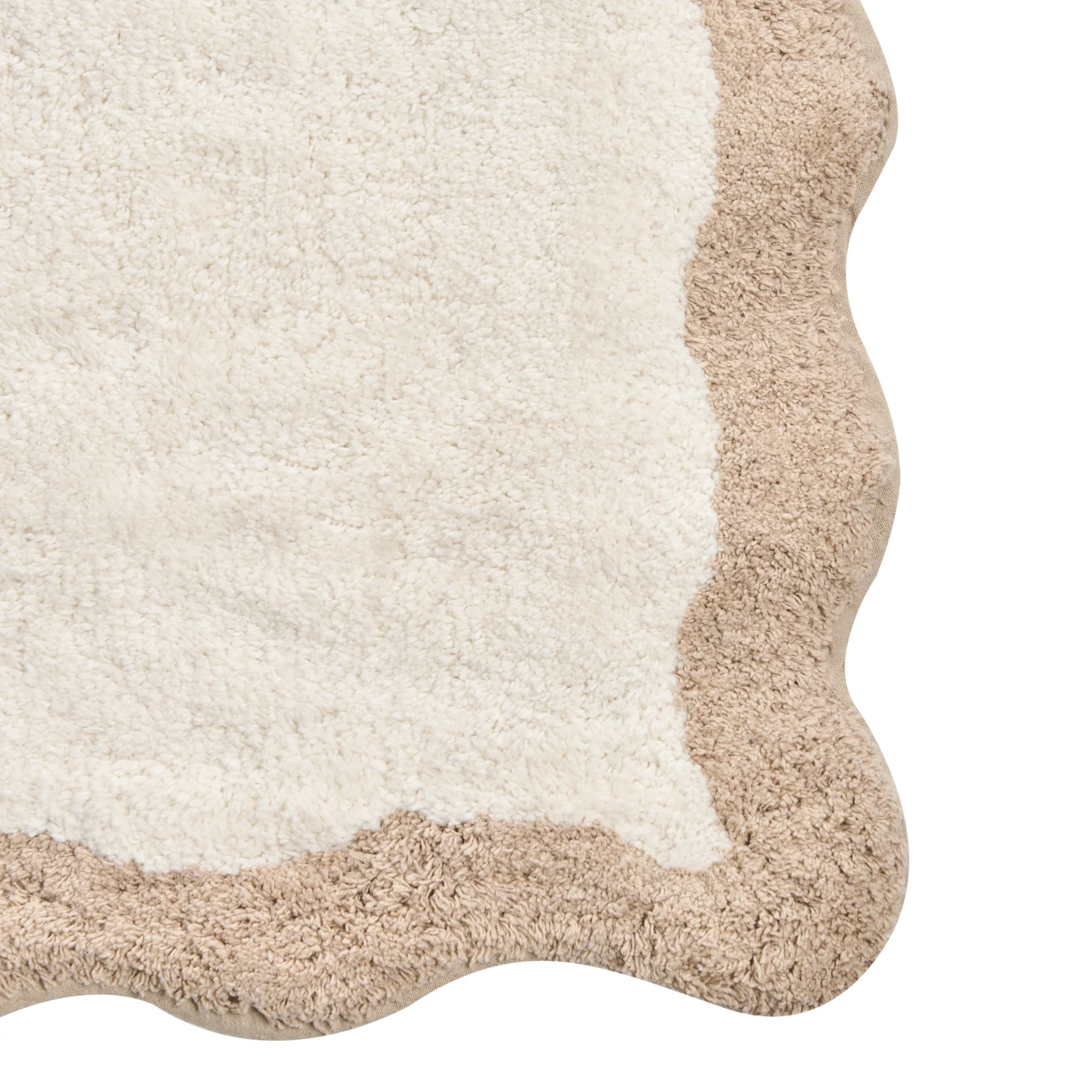 Beliani - NANGAL - Badmat - Beige|Bruin - 60 x 90 cm - Katoen - Image 5