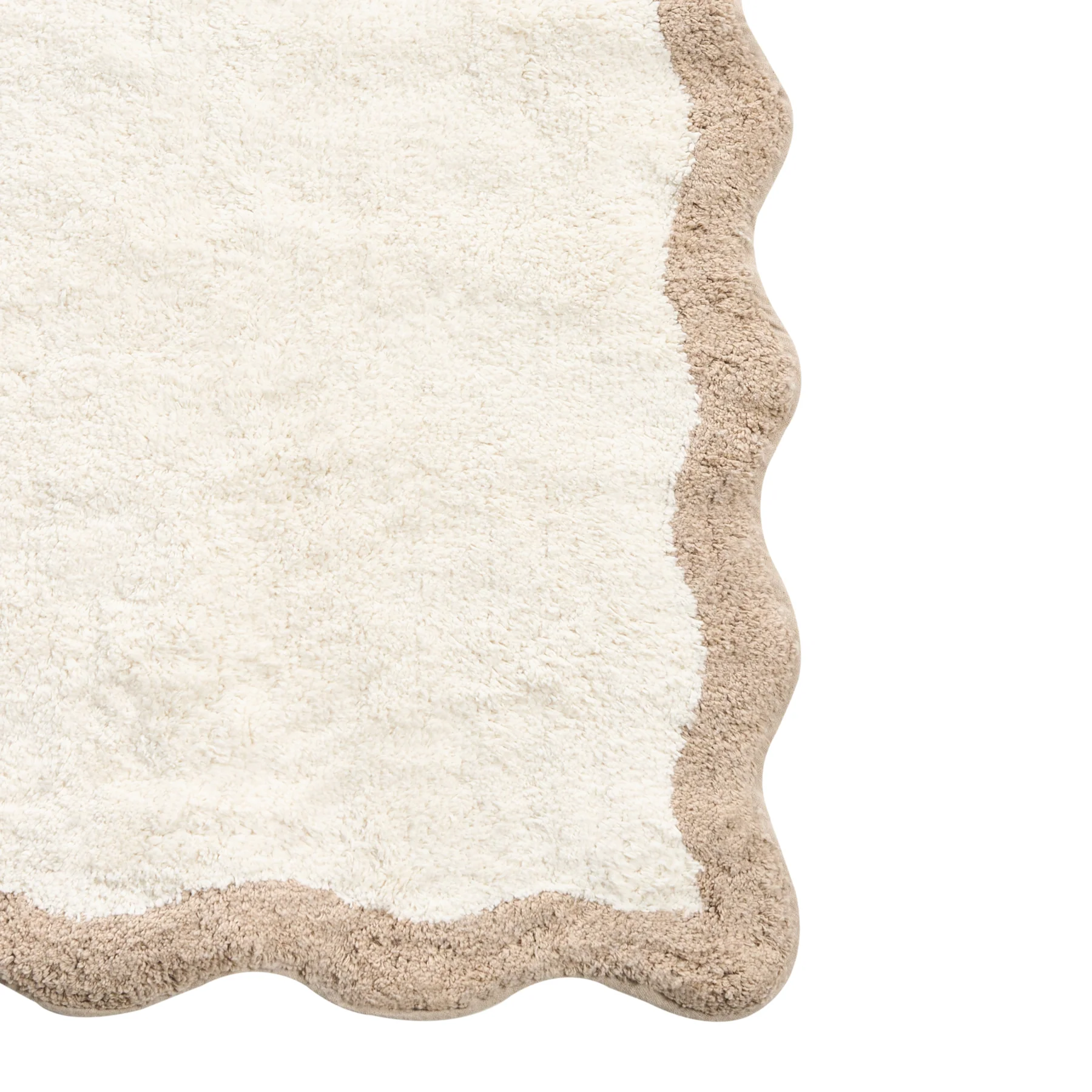Beliani - NANGAL - Badmat - Beige|Bruin - 80 x 150 cm - Katoen - Image 5