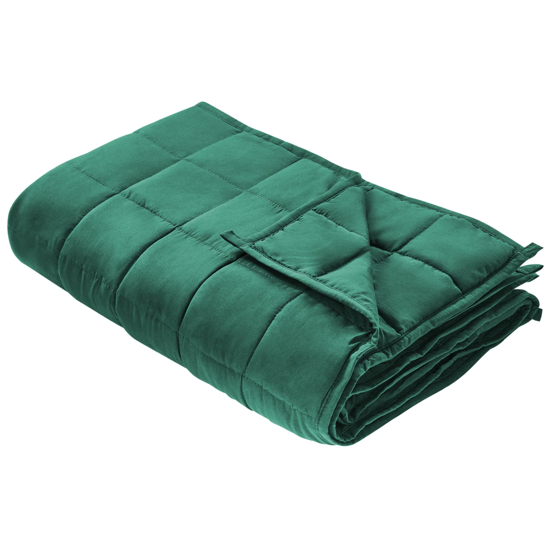 Beliani - NEREID - Verzwaringsdeken - Groen - 100 x 150 cm - Polyester