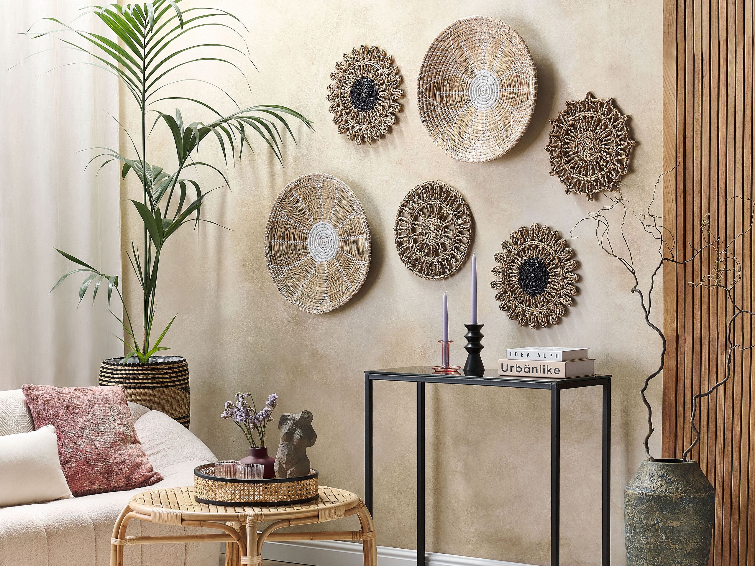 Beliani - PINTANO - Wanddecoratie - Naturel - Zeewier - Image 2