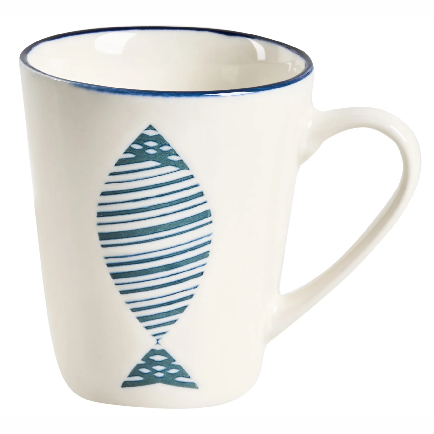 Beliani - TAMARIND - 16-delige serviesset - Wit|Blauw - Porselein - Image 3