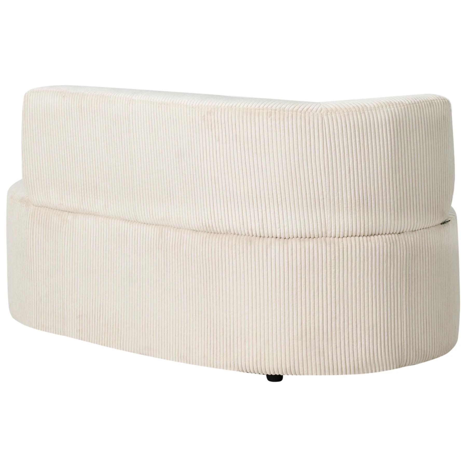 Beliani - VANVEY - Chaise longue - Beige - Linkszijdig - Corduroy - Image 4