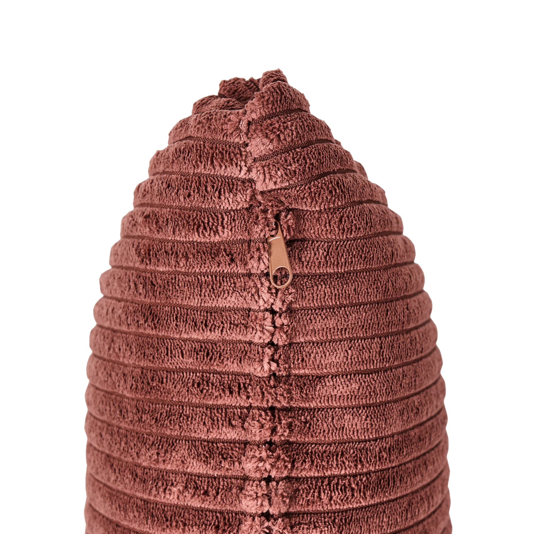 Beliani - VANVEY - Chaise longue - Rood - Linkszijdig - Corduroy - Image 9