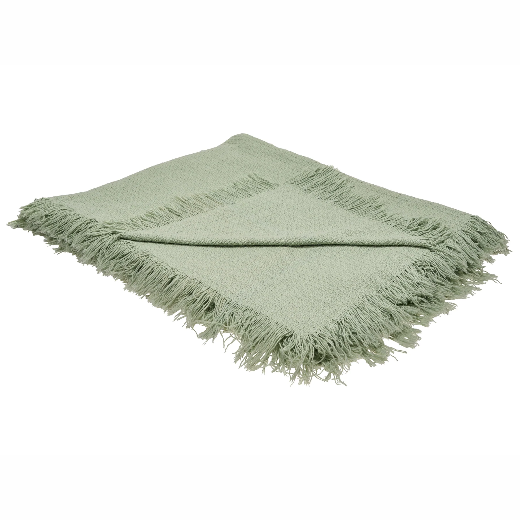 Beliani - YERBENT - Bedsprei - Groen - 200 x 220 cm - Katoen