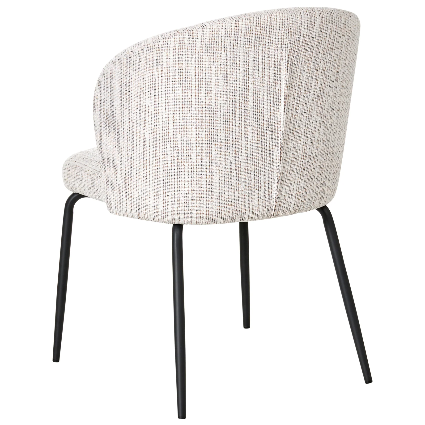 Beliani - ZANA - Eetkamerstoel set van 2 - Wit|Meerkleurig - Polyester - Image 6