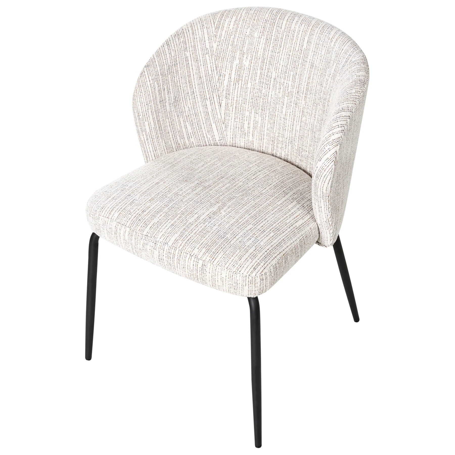 Beliani - ZANA - Eetkamerstoel set van 2 - Wit|Meerkleurig - Polyester - Image 7