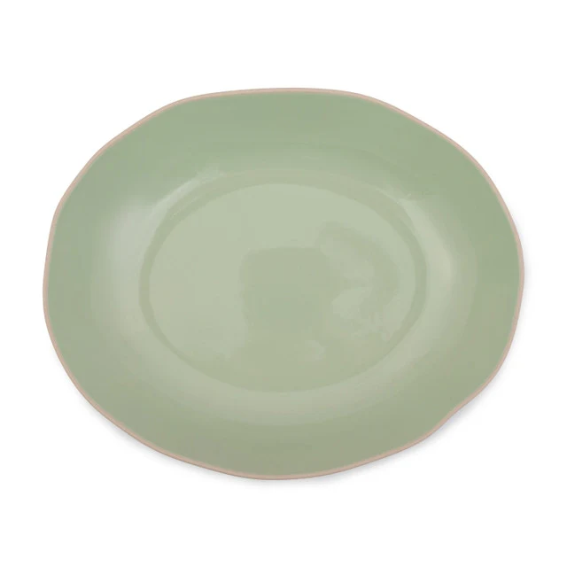 Big Love Bowl Serveerkom, Serveerschaal, Keramiek, Groen, 39 x 32 x 7 - Image 8