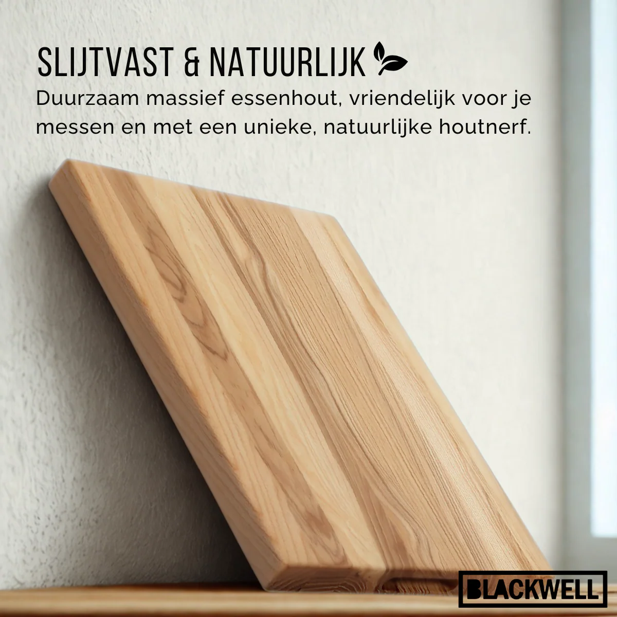 Blackwell Houten Snijplank - Met Greep - Beukenhout - 60 x 40 x 4 cm - Image 5
