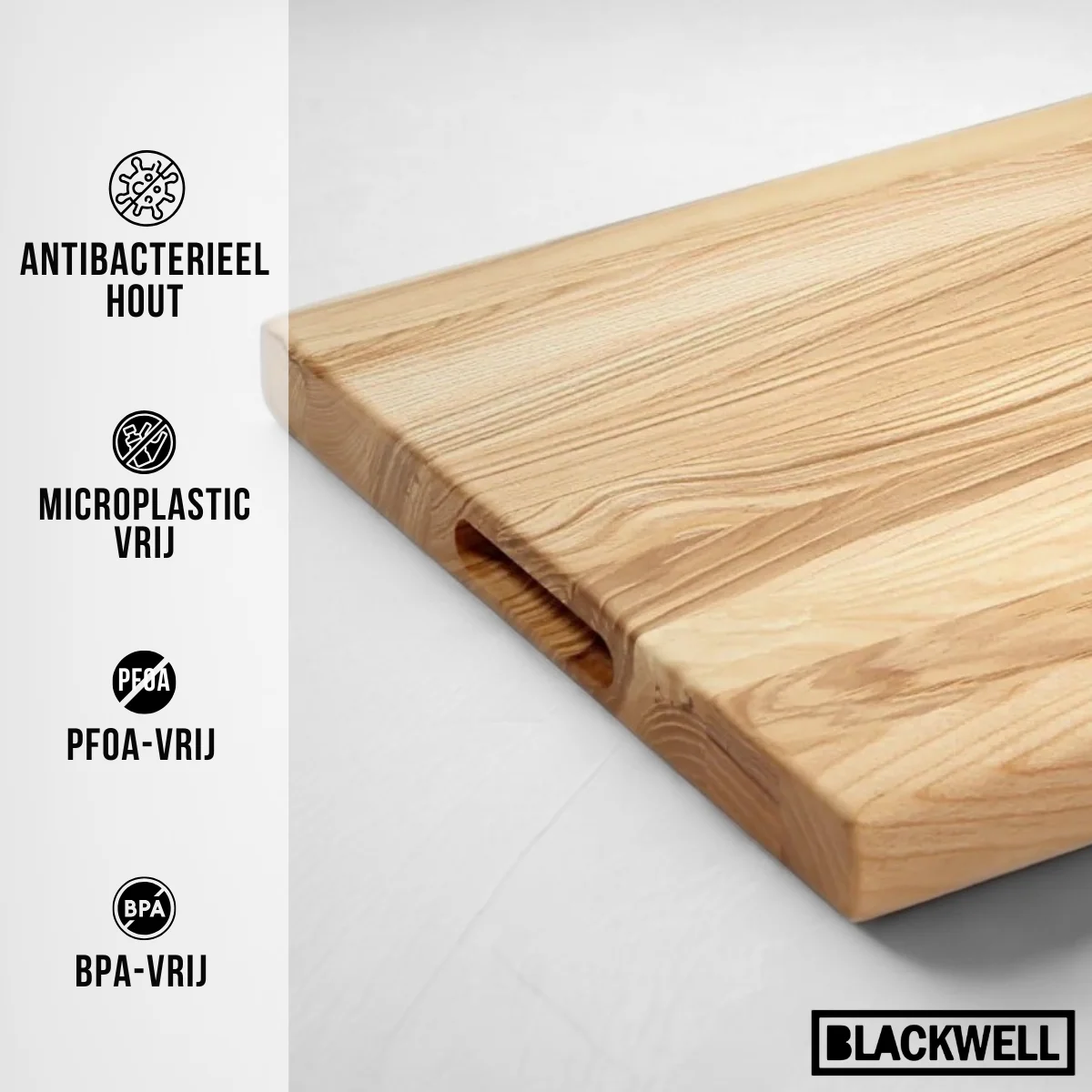 Blackwell Houten Snijplank - Met Greep - Beukenhout - 60 x 40 x 4 cm - Image 6