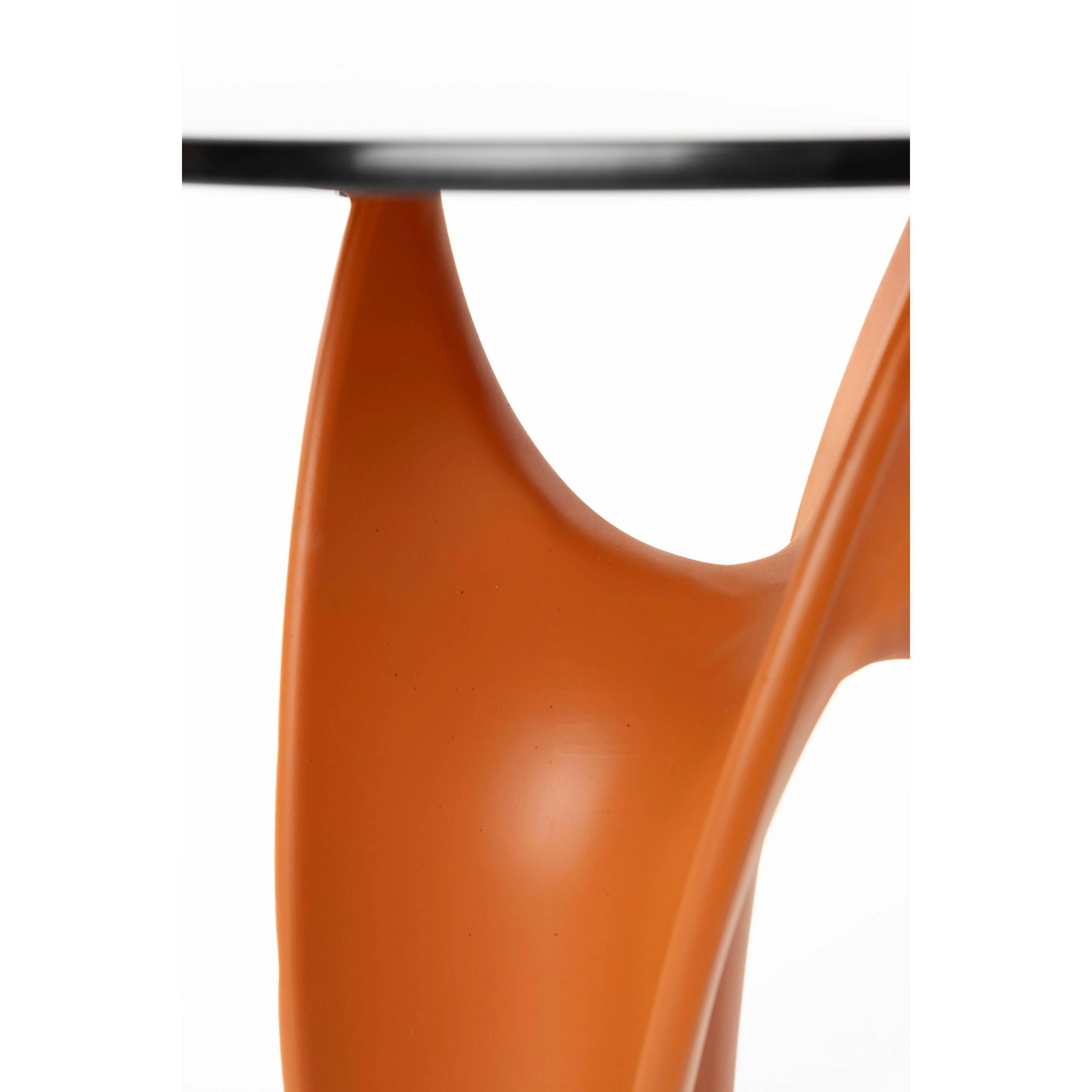 Bold Monkey Hactua Bijzettafel Rond 40 cm Glas - Oranje - Image 9