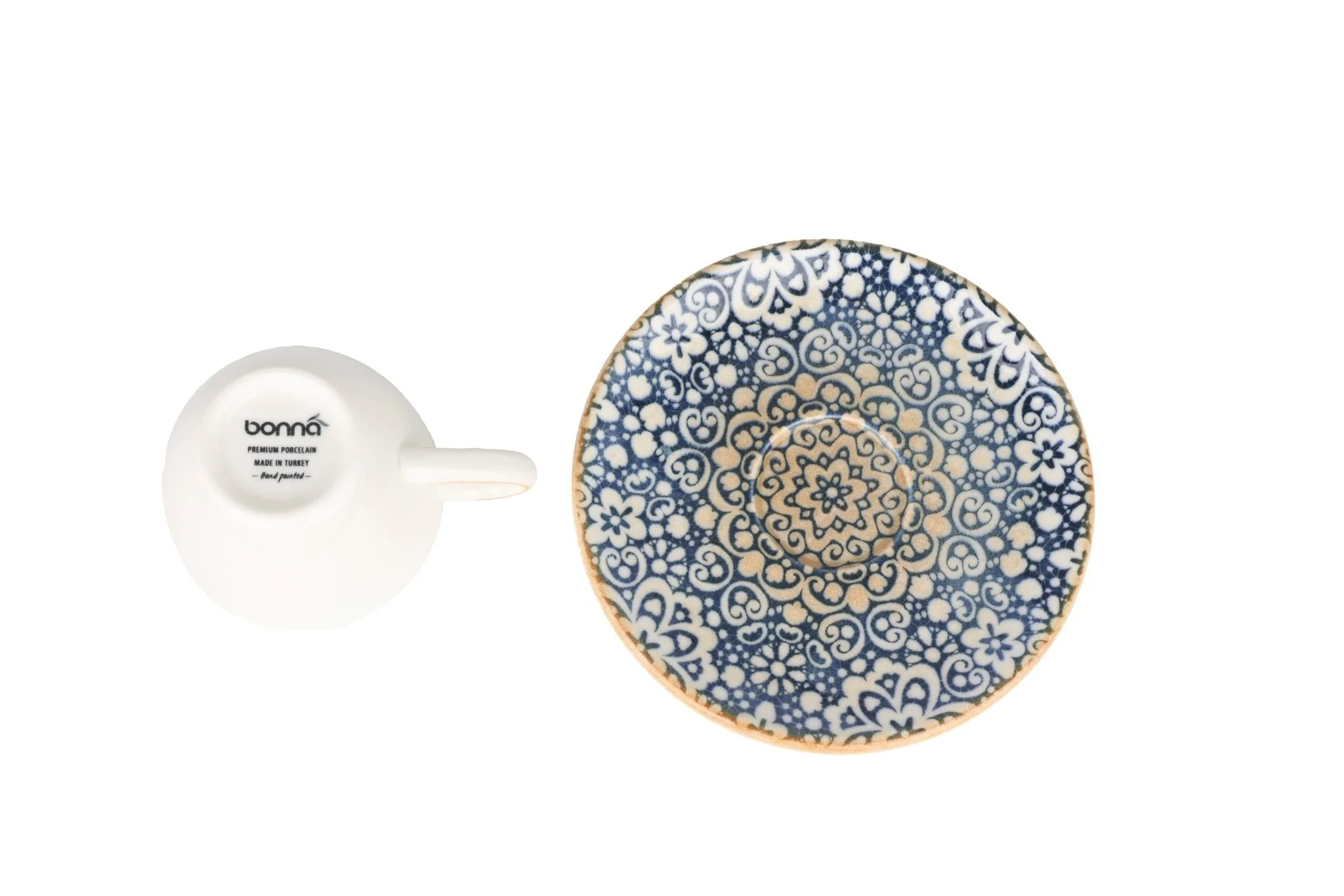 Bonna Alhambra - Espresso kopjes & schotel - 80 cc - set van 6 - Image 2