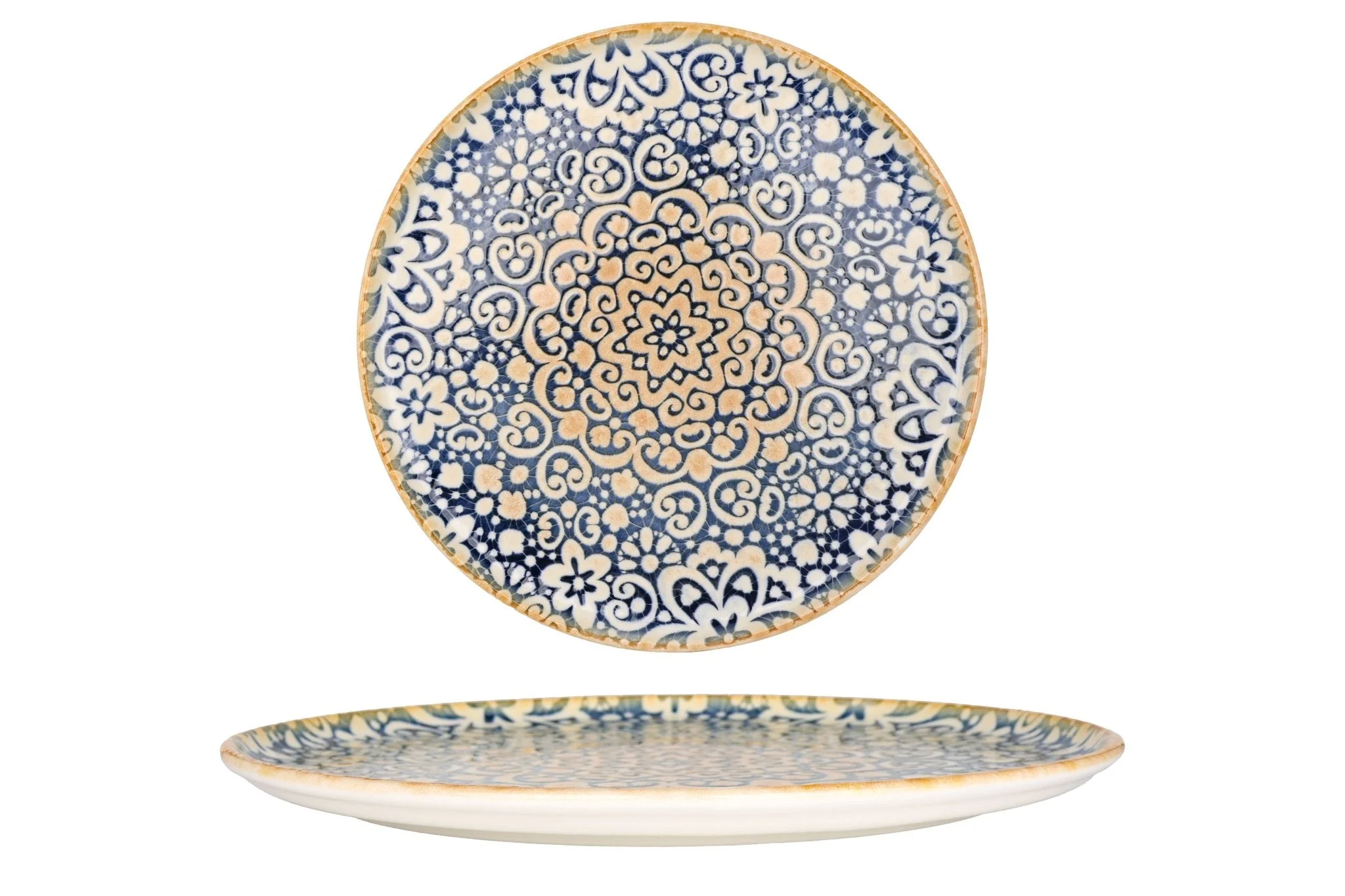 Bonna Pizzabord - Alhambra - Porselein - 28 cm - set van 2
