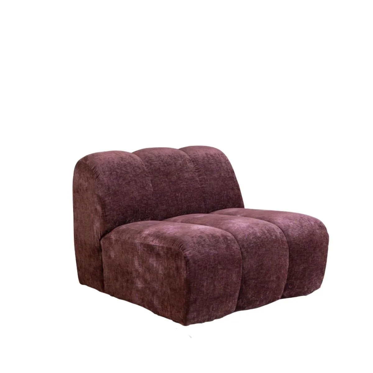 Bronx71 Fauteuil Luca chenille paars - Image 9