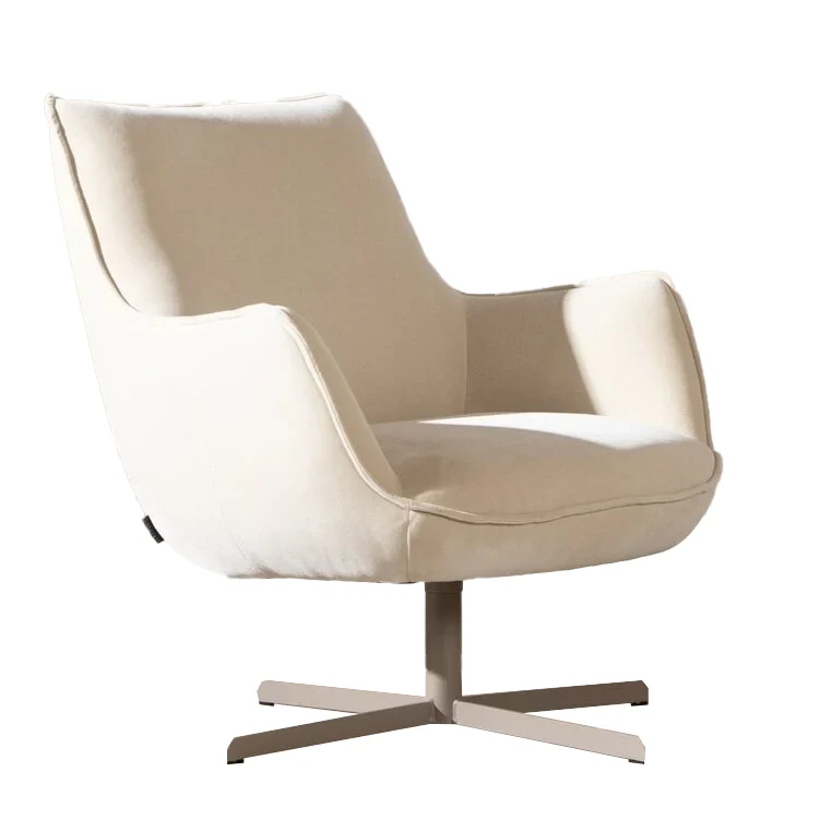 Bronx71 Fauteuil Stella draaibaar velvet beige - Image 5
