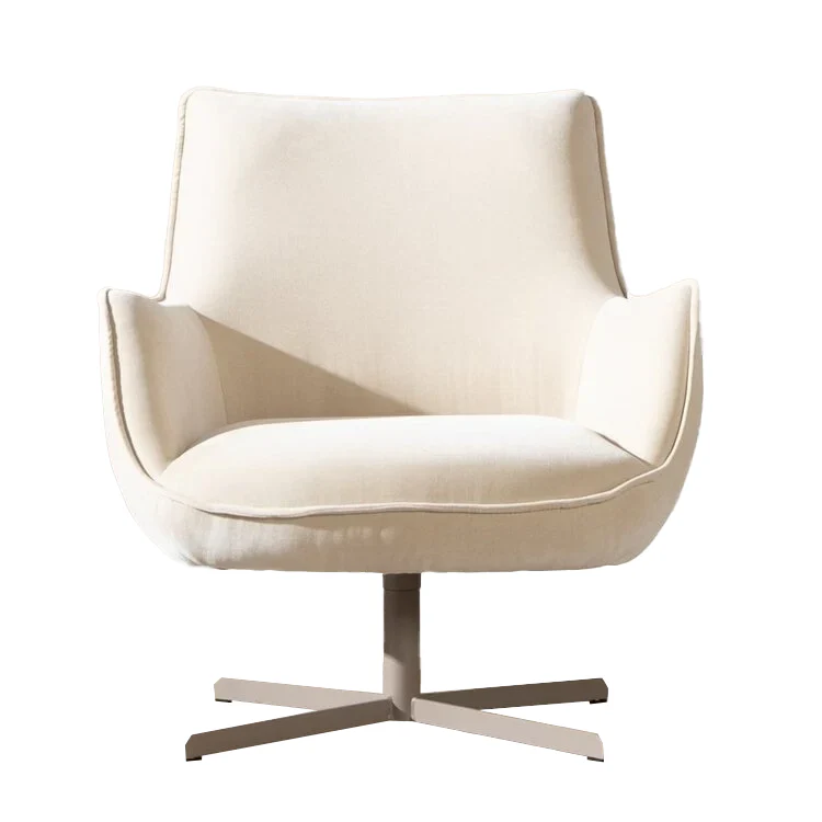 Bronx71 Fauteuil Stella draaibaar velvet beige - Image 8