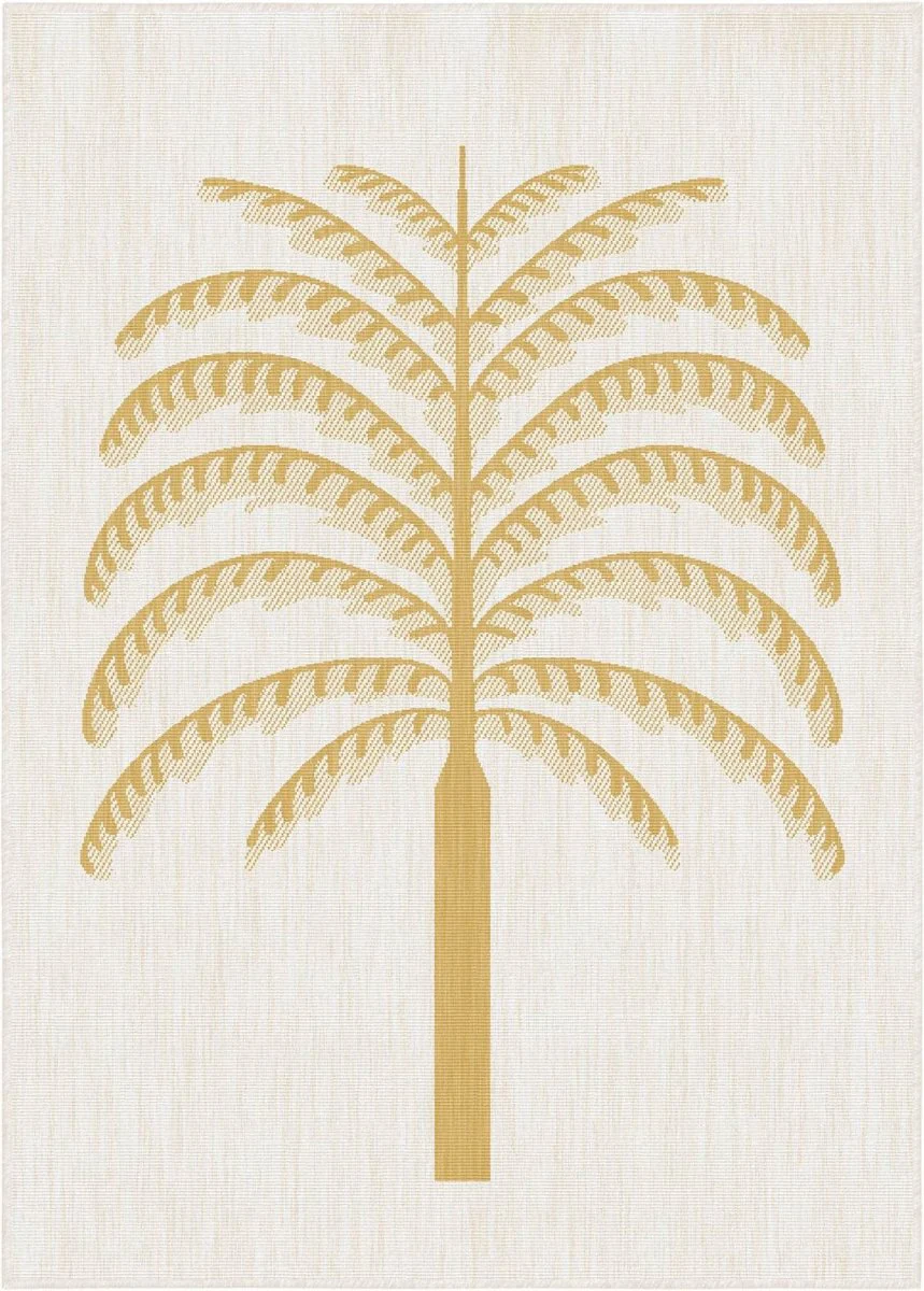Buitenkleed Breeze geel|okergeel - Interieur05 - 160 x 230 cm