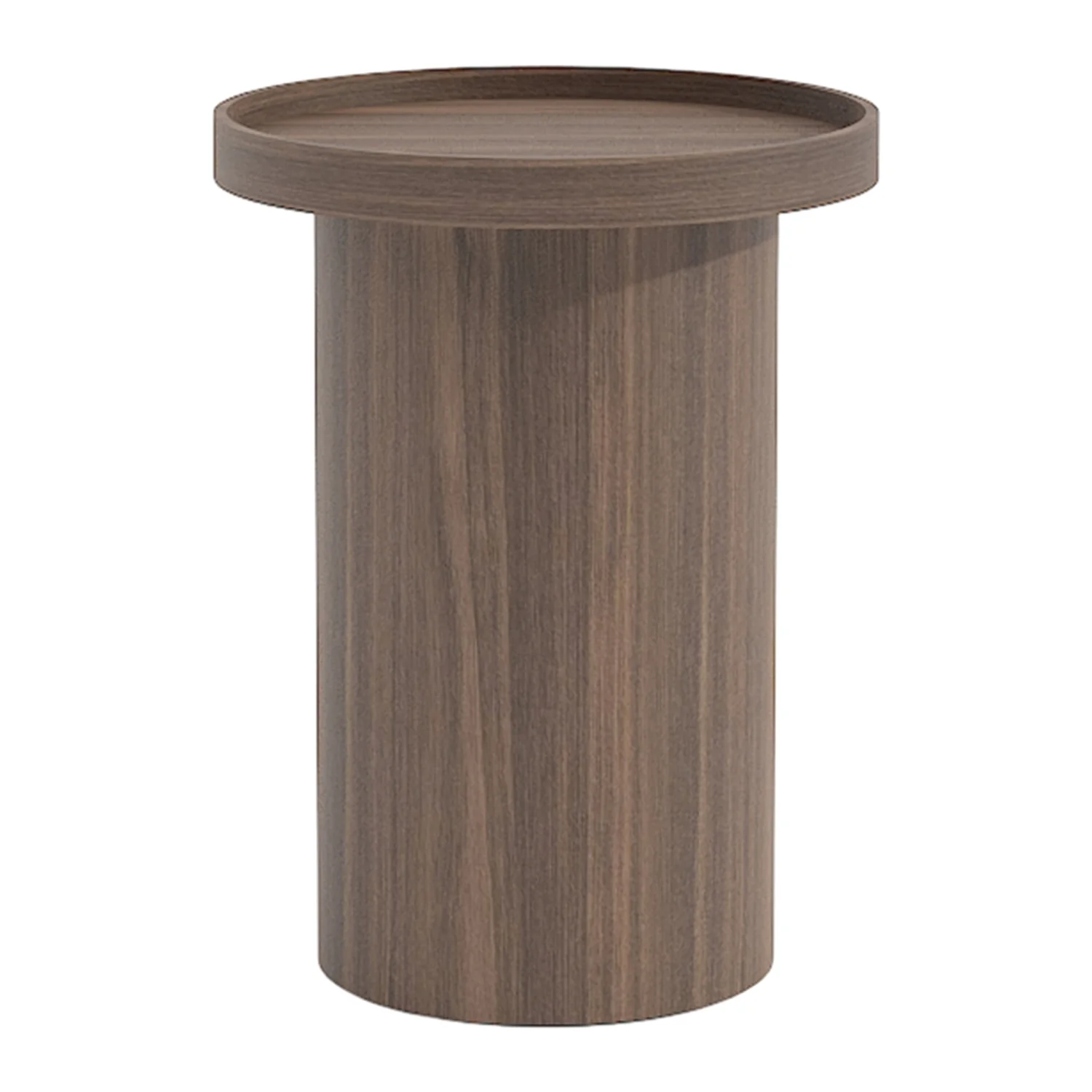 by fonQ Brik Bijzettafel Ø 40 cm - Walnoot - Image 3