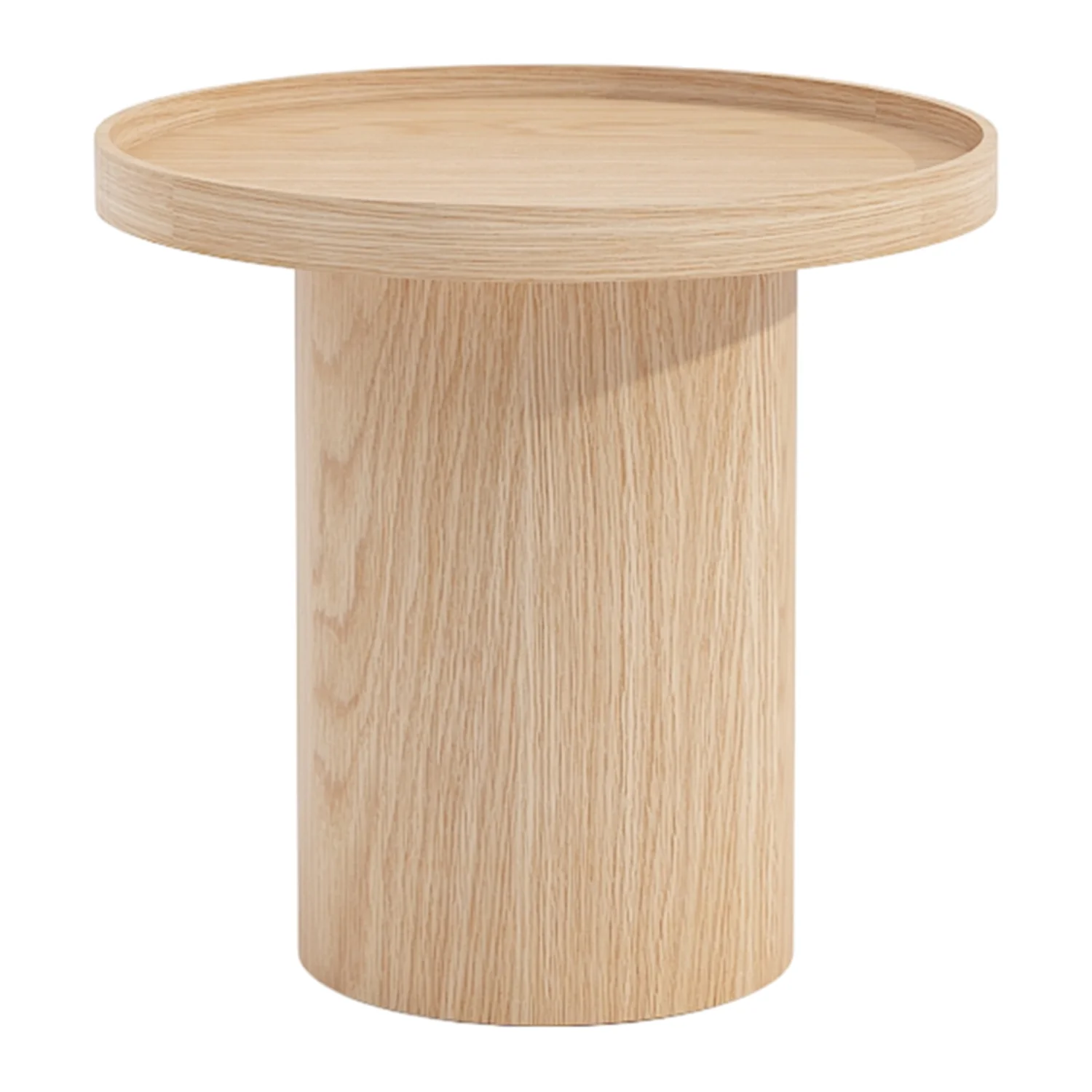 by fonQ Brik Bijzettafel Ø 50 cm - Eiken - Image 3