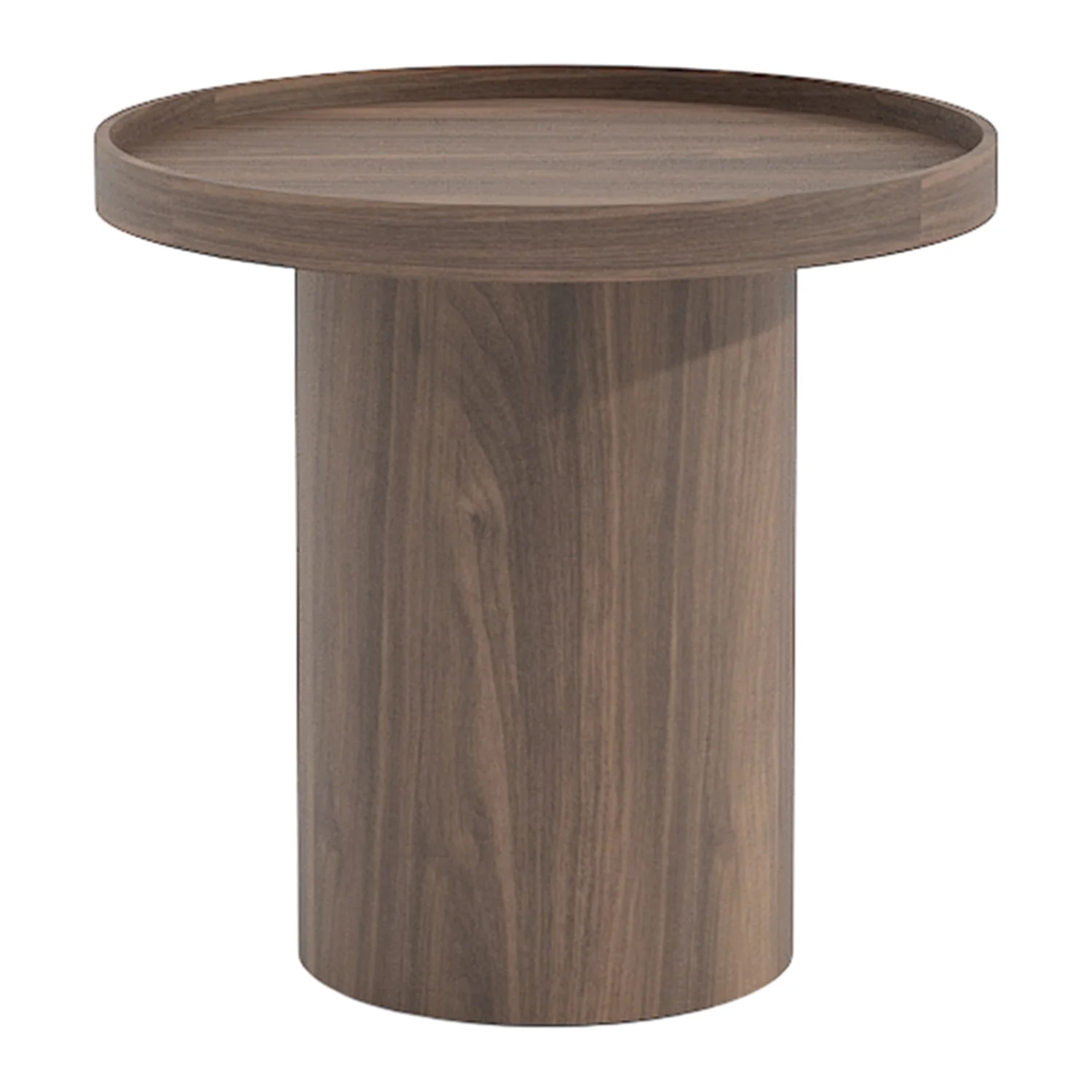 by fonQ Brik Bijzettafel Ø 50 cm - Walnoot - Image 3