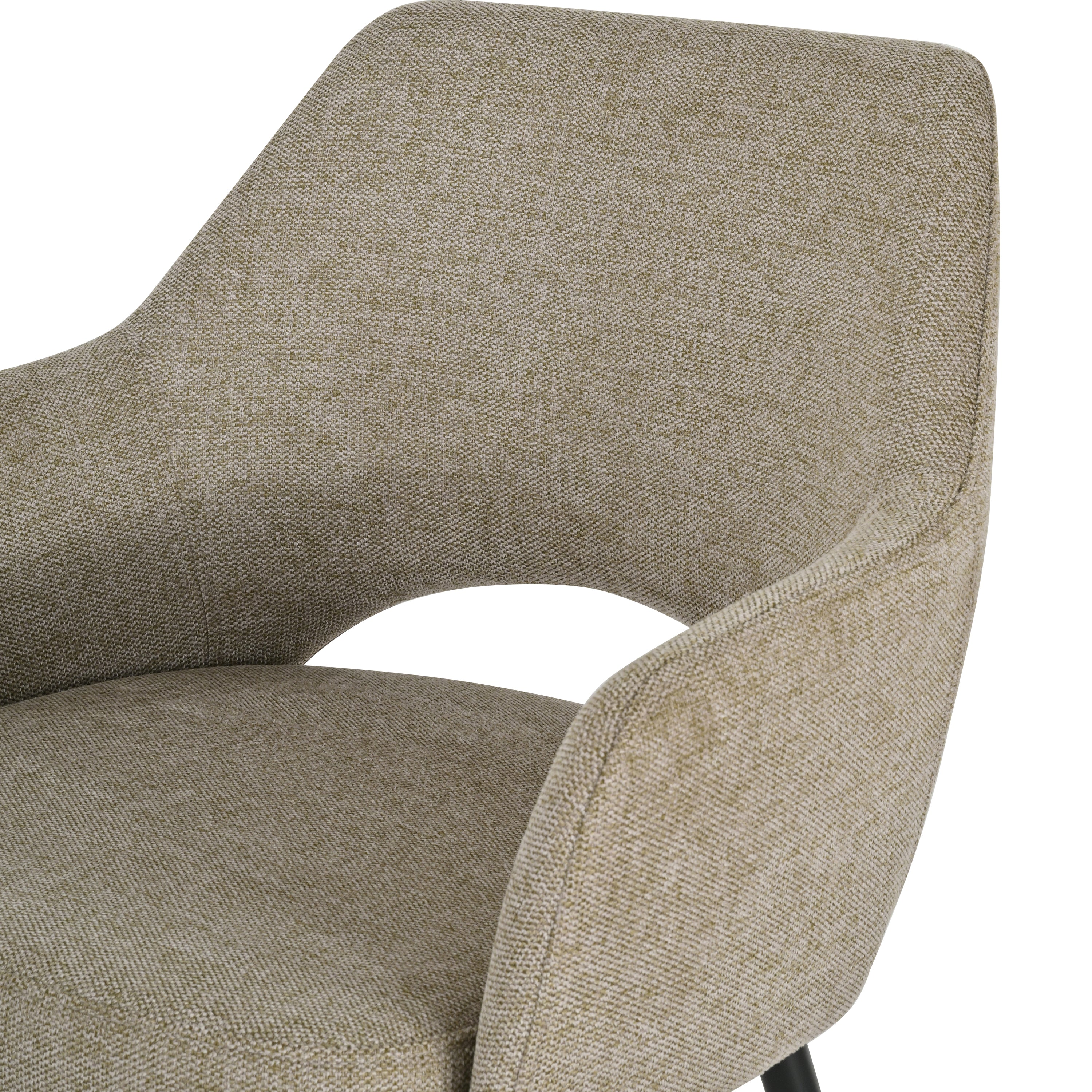 by fonQ Gap Eetkamerstoel - Taupe / Zwart - Image 2