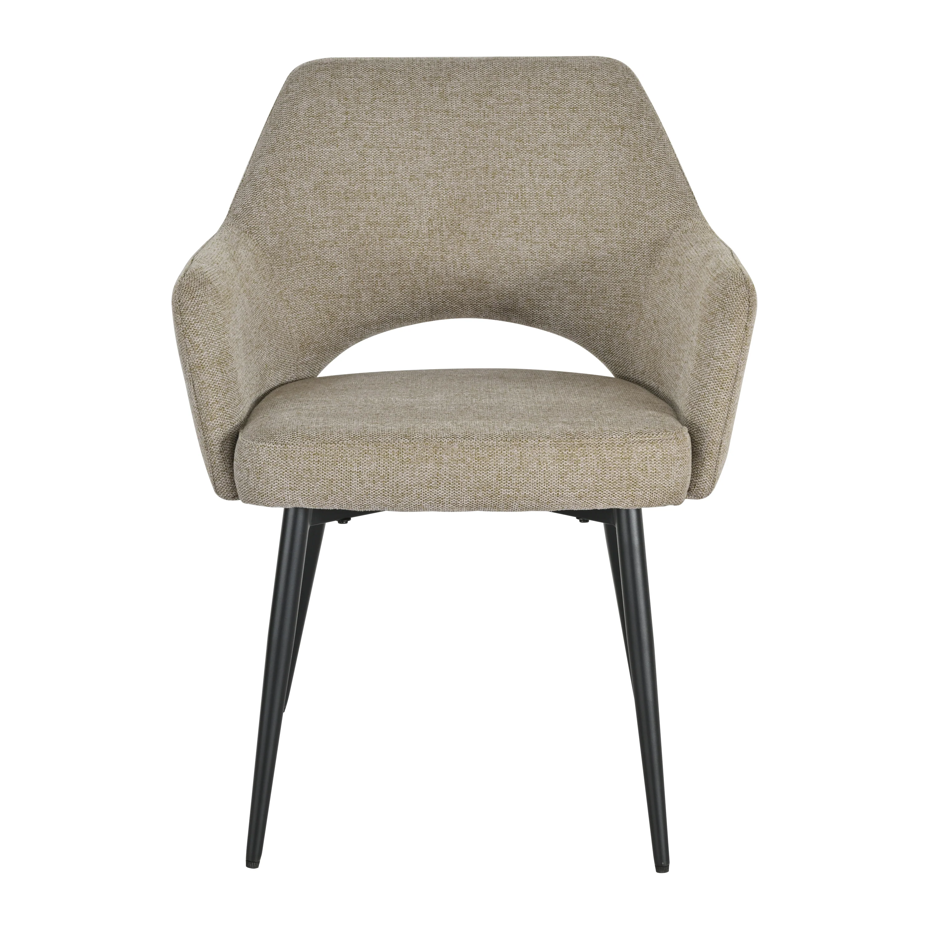 by fonQ Gap Eetkamerstoel - Taupe / Zwart - Image 3
