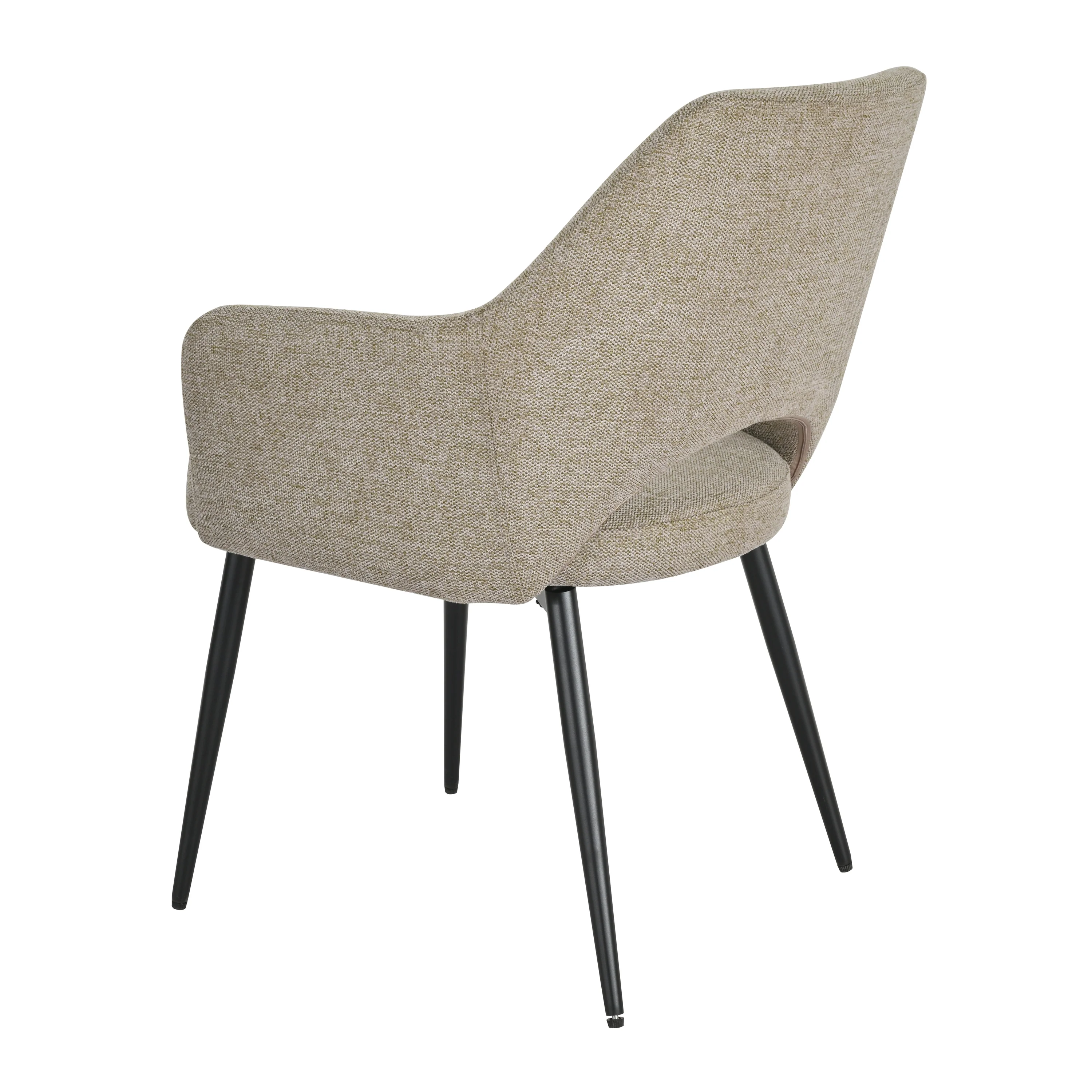 by fonQ Gap Eetkamerstoel - Taupe / Zwart - Image 5