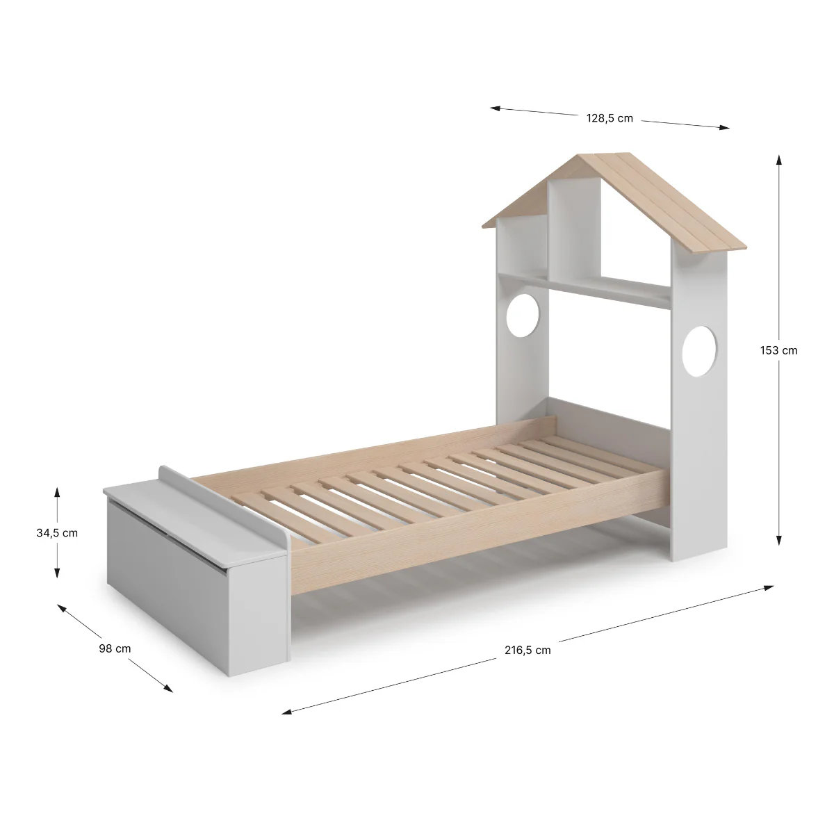 Calicosy - AMAYA-bed - B216,5 cm - Groente - Image 8
