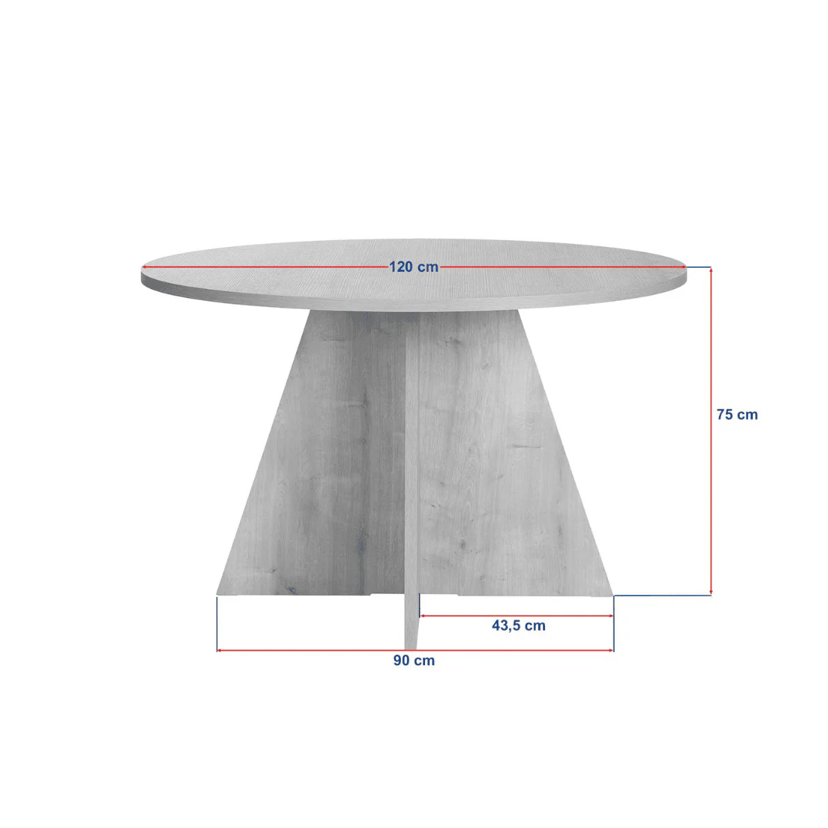 Calicosy - ARIA-tabel - B120 cm - Licht hout - Image 7