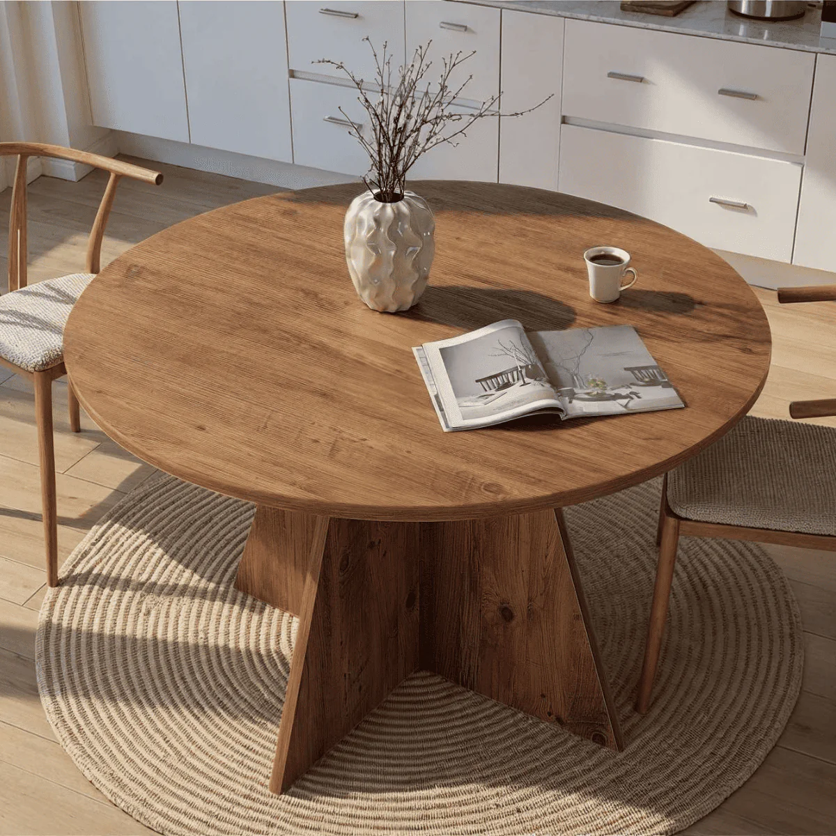 Calicosy - ARIA-tabel - B120 cm - Licht hout - Image 6