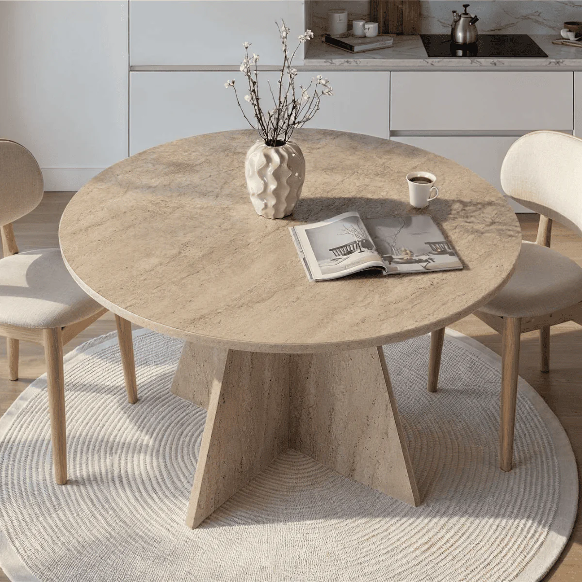 Calicosy - ARIA-tabel - B120 cm - Licht hout - Image 6