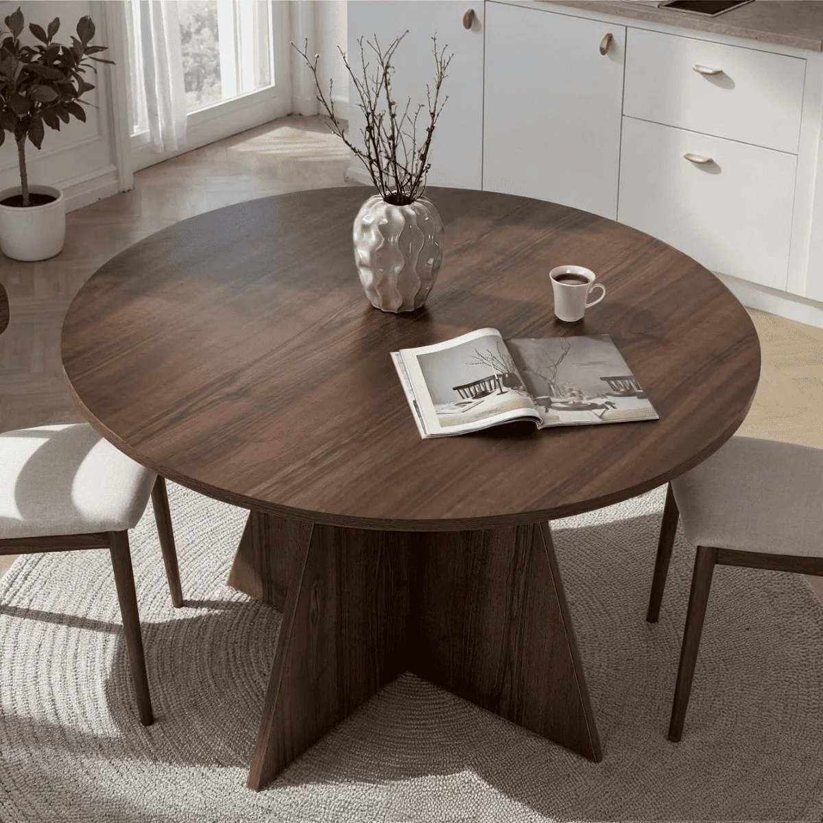 Calicosy - ARIA-tabel - B120 cm - Licht hout - Image 6