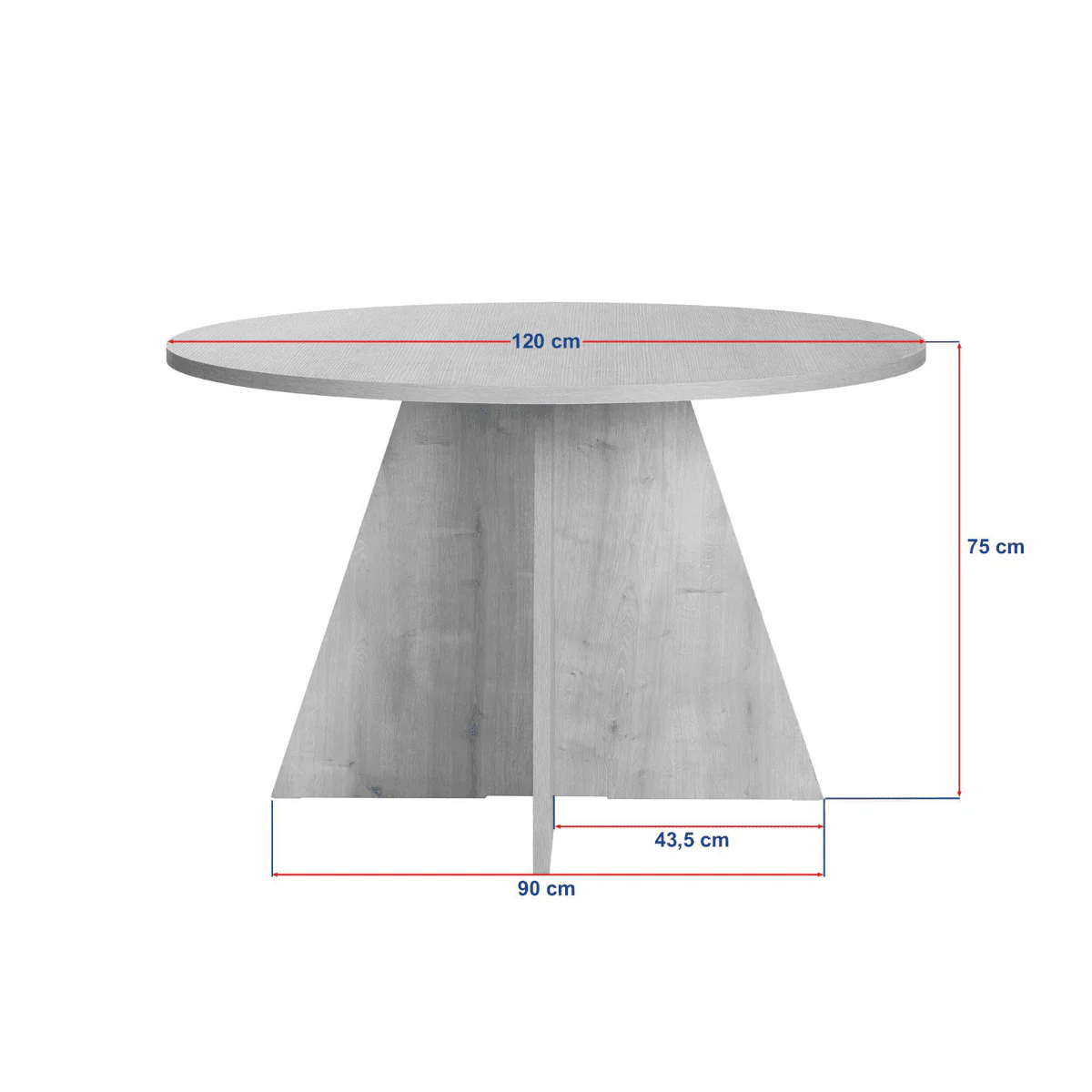 Calicosy - ARIA-tabel - B120 cm - Licht hout - Image 7