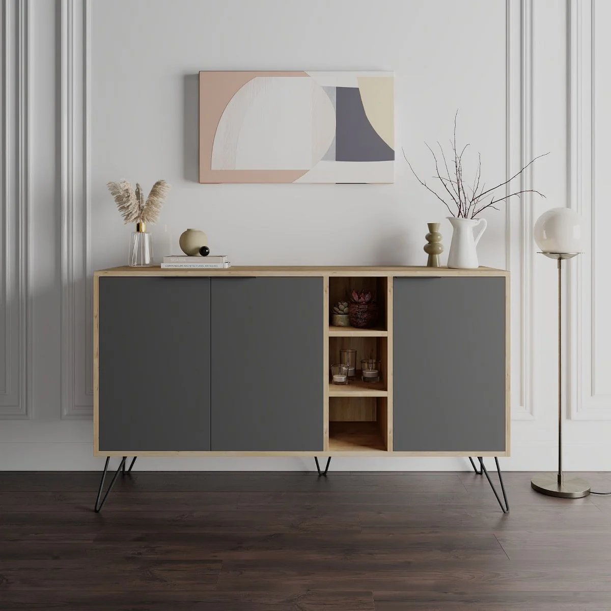 Calicosy - CLARA Buffet 3 nissen en 3 deuren - H83 cm - Image 2
