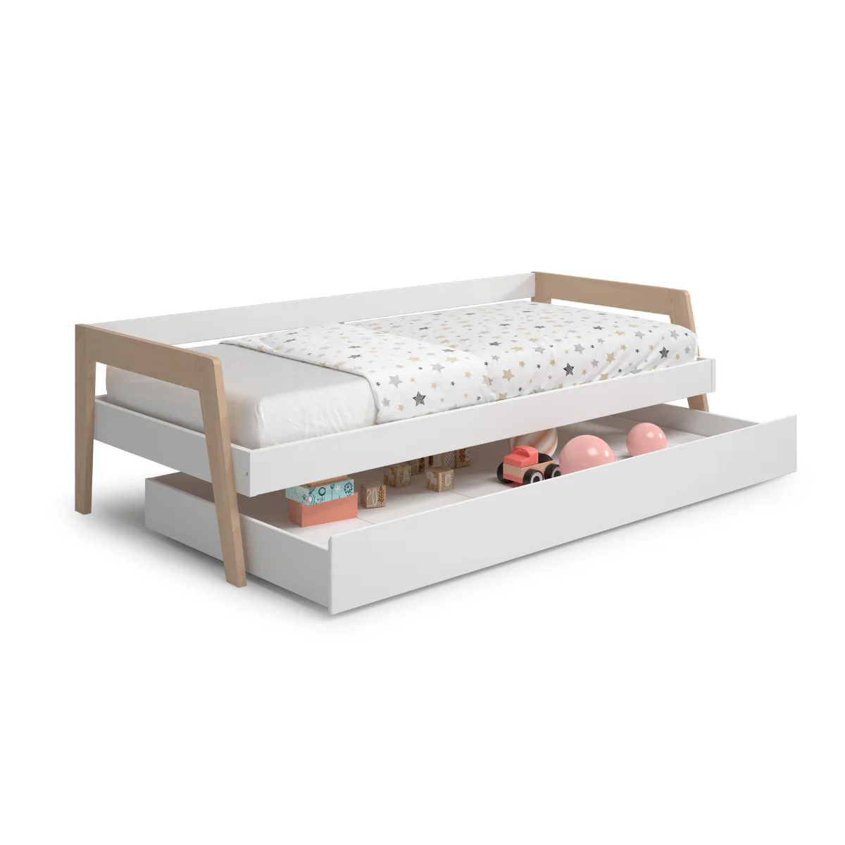 Calicosy - EMY-bed - B210,4 cm - Wit - Image 5
