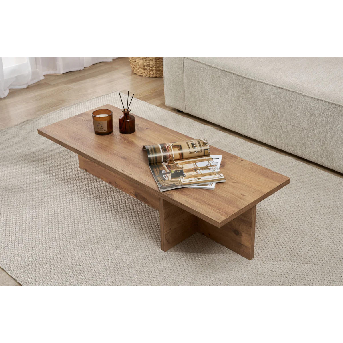 Calicosy - HARBOR Salontafel met rechthoekig - H30 cm - Image 6