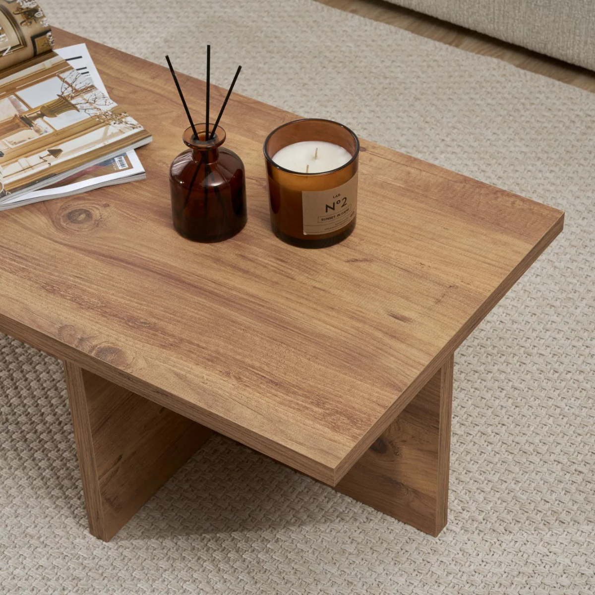 Calicosy - HARBOR Salontafel met rechthoekig - H30 cm - Image 7