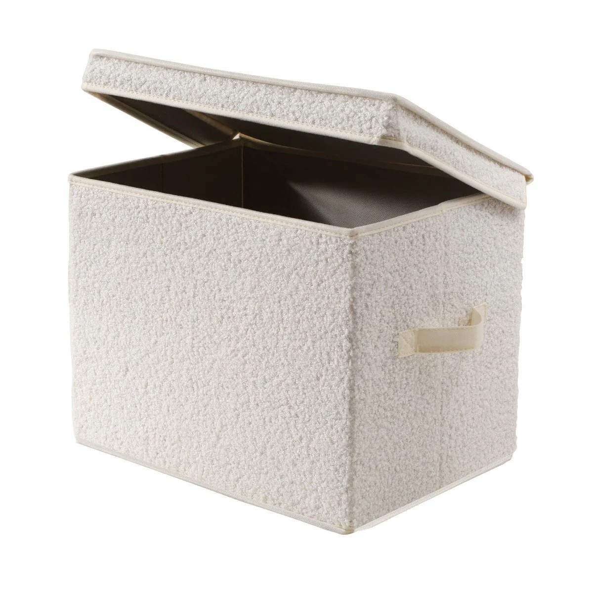 Calicosy - Hoge opbergdoos met deksel - H30 cm - Ongebleekt - Image 3