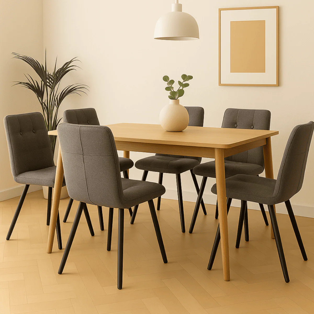 Calicosy - MERY Set van 4 stoelen in stof - H48 cm - Image 7