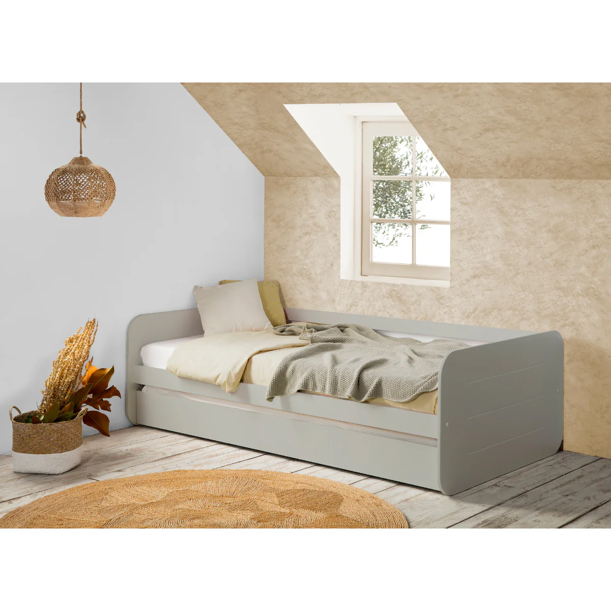 Calicosy - NAHIA-bed - B195,2 cm - Wit - Image 9