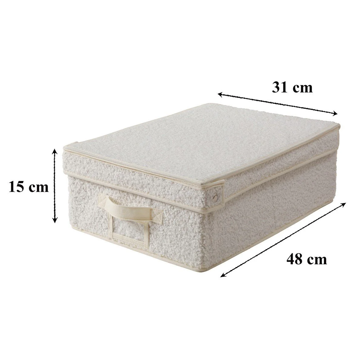 Calicosy - Opbergdoos met deksel - H15 cm - Ongebleekt - Image 4