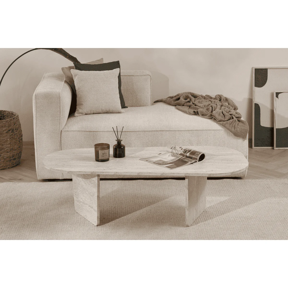 Calicosy - Salontafel Amélia - Spaanplaat - 40x130x65 cm - Image 4