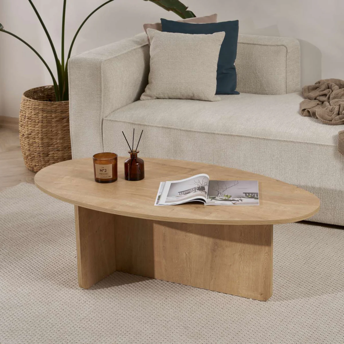 Calicosy - Salontafel Anna - Spaanplaat - 40x120x65 cm - Image 3