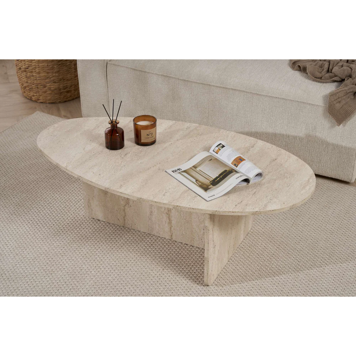 Calicosy - Salontafel Anna - Spaanplaat - 40x120x65 cm - Image 6