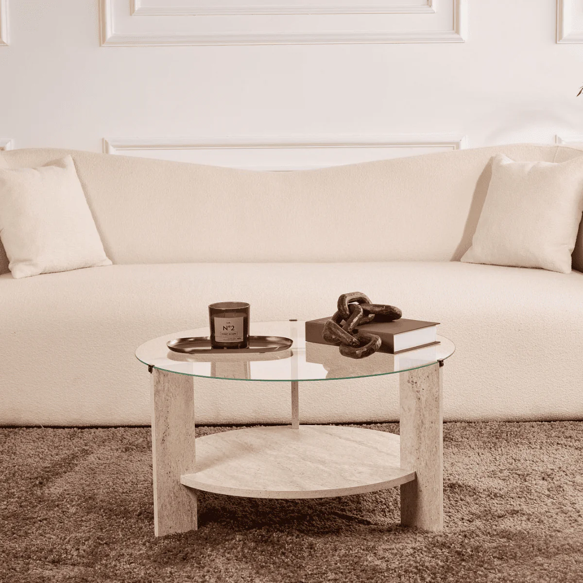 Calicosy - Salontafel met 2 bladen L75 cm - CLARA - Image 5