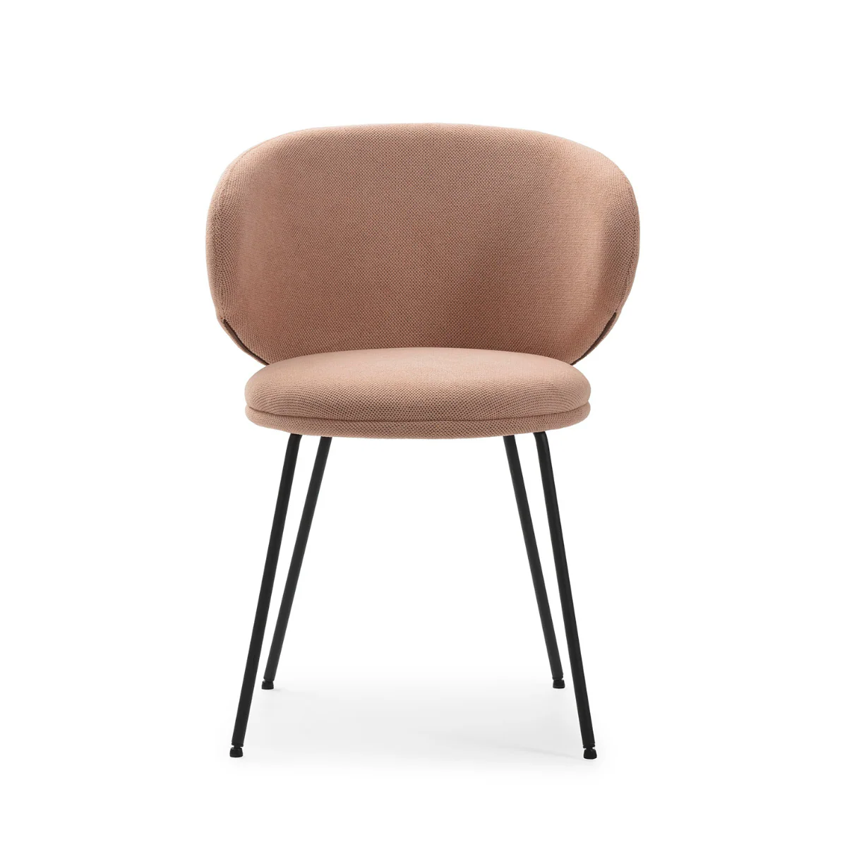 Calicosy - Set 2 stoelen RUSH - L60 cm - Stof & zwart metaal - Image 3