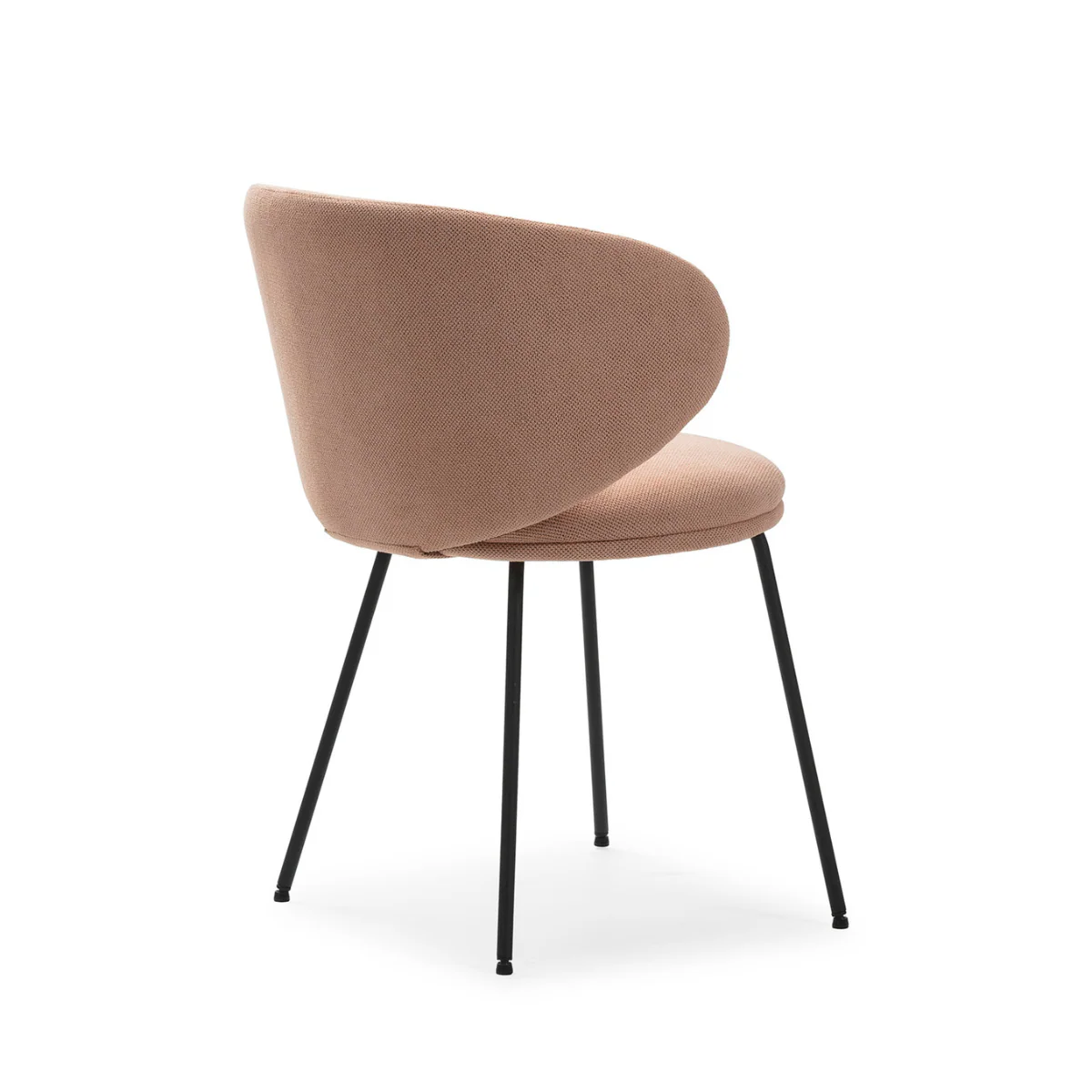 Calicosy - Set 2 stoelen RUSH - L60 cm - Stof & zwart metaal - Image 4