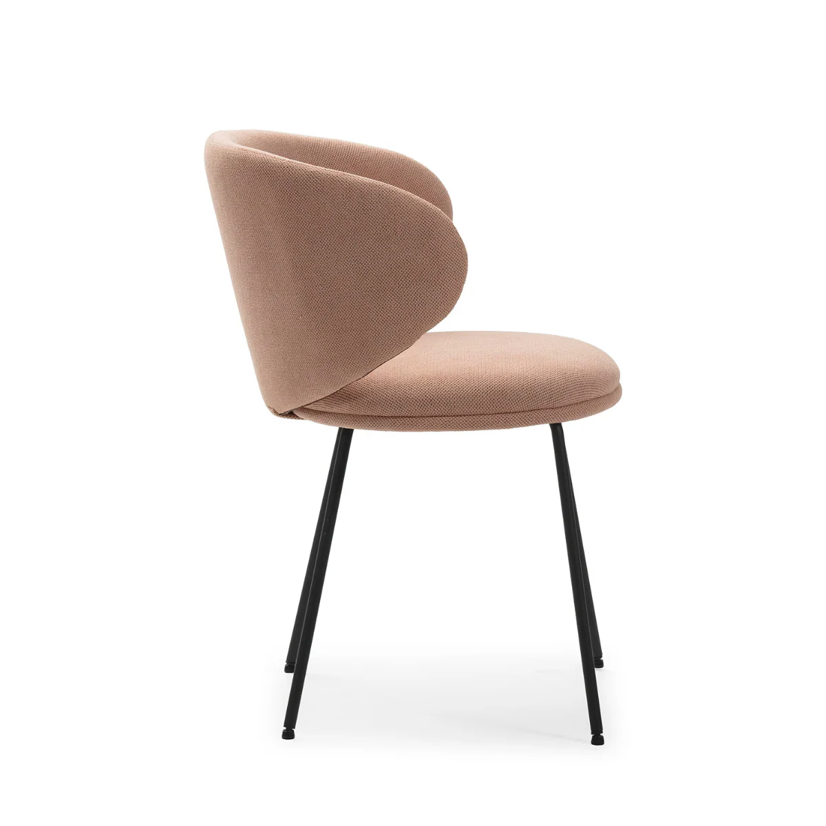 Calicosy - Set 2 stoelen RUSH - L60 cm - Stof & zwart metaal - Image 5