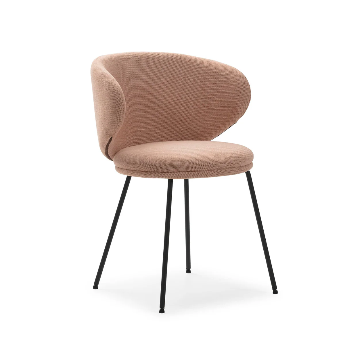 Calicosy - Set 2 stoelen RUSH - L60 cm - Stof & zwart metaal - Image 9